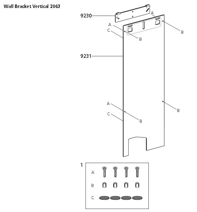 Vertical Wall Bracket