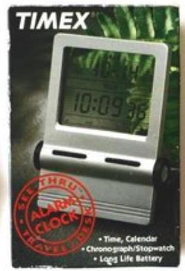 Timex See-Thru Alarm brochure