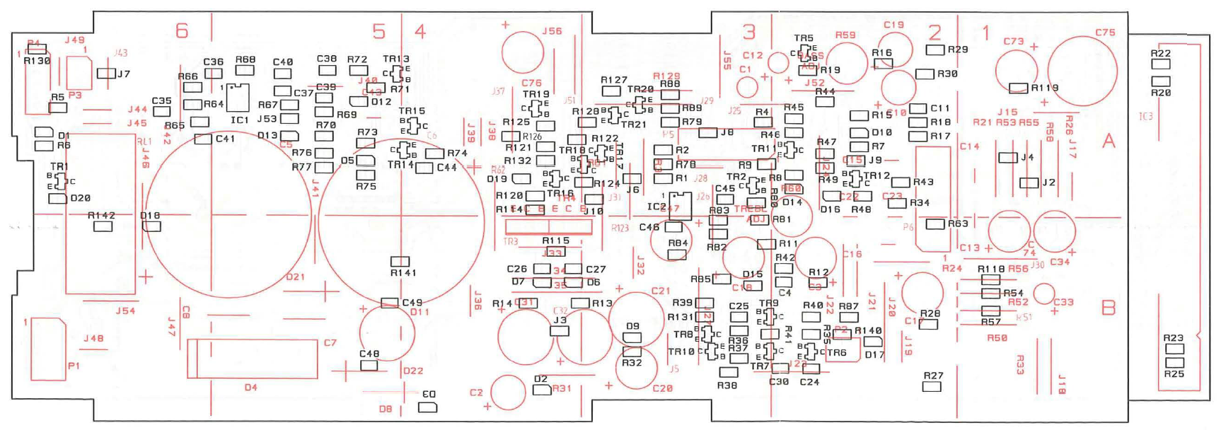 BeoLab 6000 - Mainboard True Layout