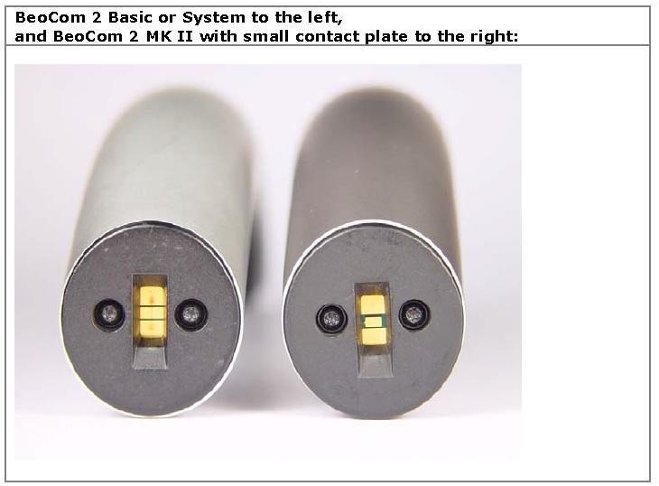 Beocom 2 Differences