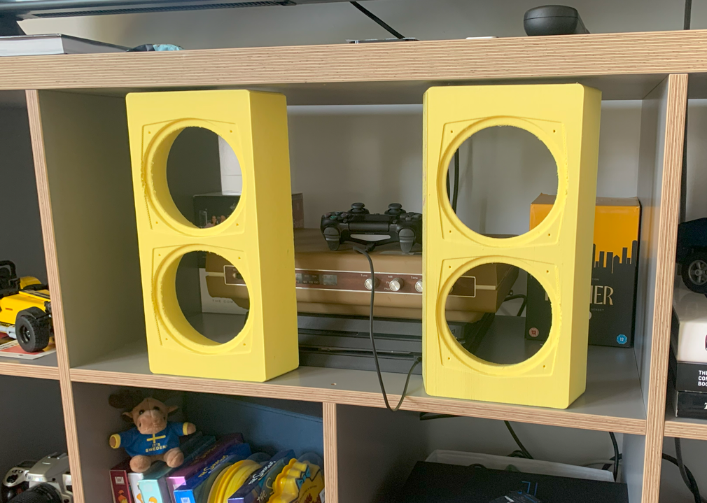 Printed woofer baffles